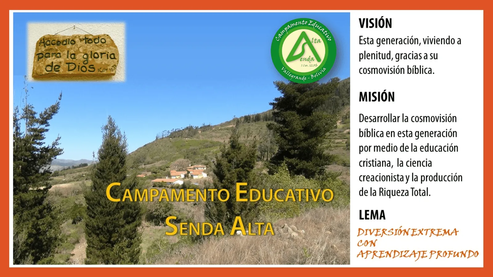 CAMPAMENTO EDUCATIVO SENDA ALTA